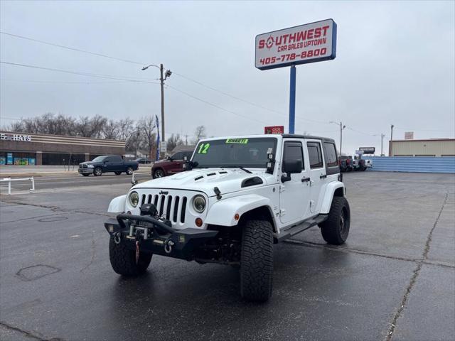 used 2012 Jeep Wrangler Unlimited car, priced at $19,888