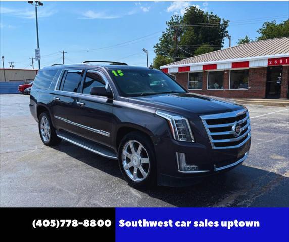 used 2015 Cadillac Escalade ESV car, priced at $16,998