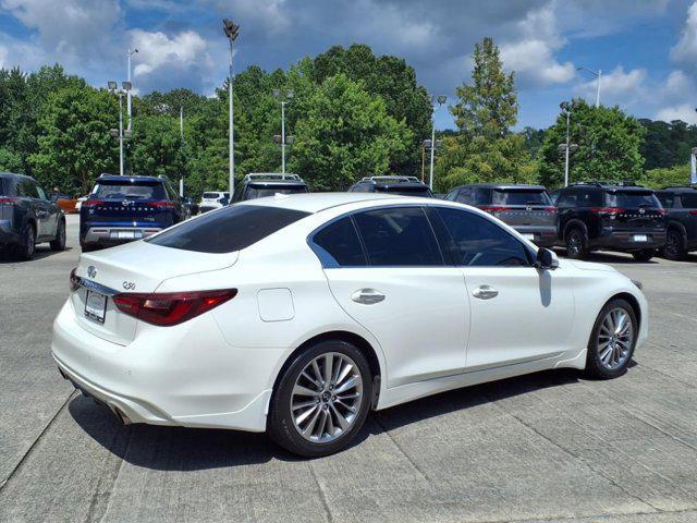 used 2022 INFINITI Q50 car, priced at $30,861