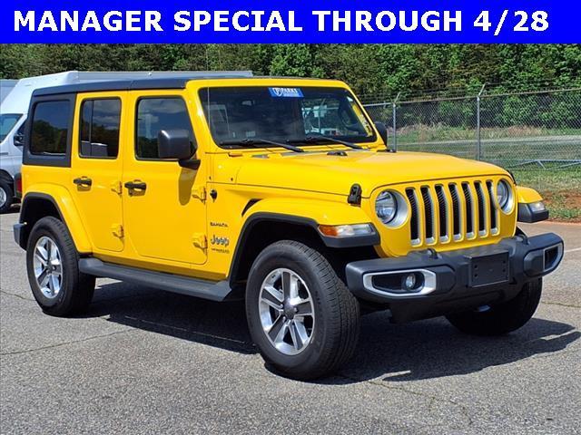 used 2021 Jeep Wrangler Unlimited car, priced at $26,500
