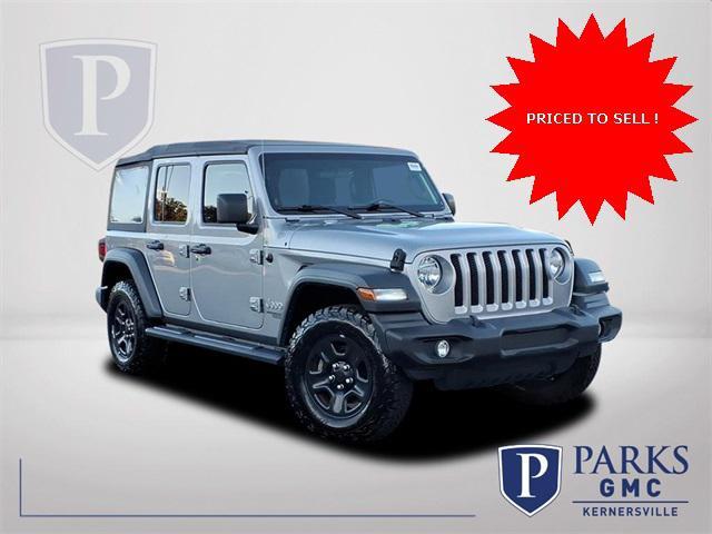 used 2020 Jeep Wrangler Unlimited car, priced at $23,000