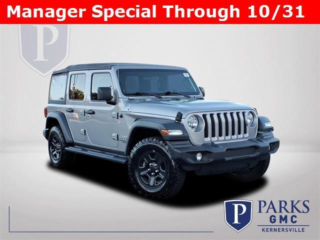 used 2020 Jeep Wrangler Unlimited car, priced at $20,000