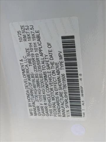 new 2026 Honda Odyssey car, priced at $54,240