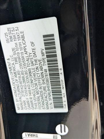 new 2025 Honda Odyssey car, priced at $52,630