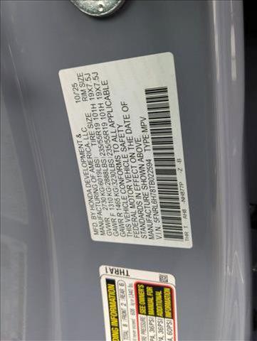 new 2026 Honda Odyssey car, priced at $45,845