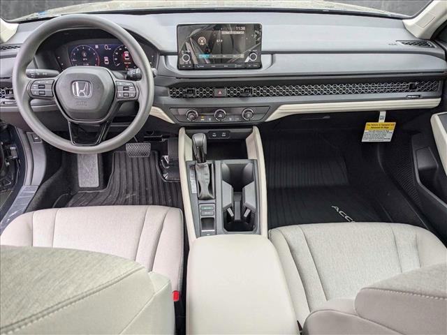 new 2025 Honda Accord car, priced at $29,445