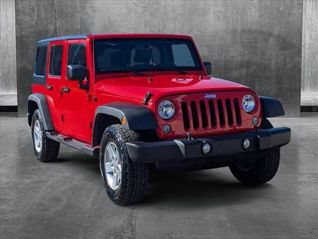 used 2017 Jeep Wrangler Unlimited car, priced at $19,120