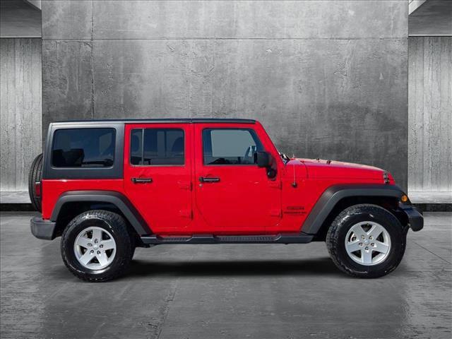 used 2017 Jeep Wrangler Unlimited car, priced at $19,120