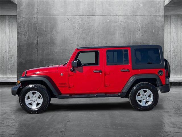 used 2017 Jeep Wrangler Unlimited car, priced at $19,120