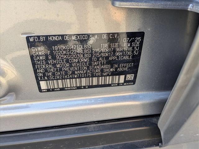 new 2026 Honda HR-V car, priced at $27,595