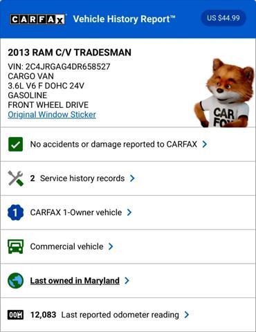 used 2013 Ram Cargo car, priced at $7,995