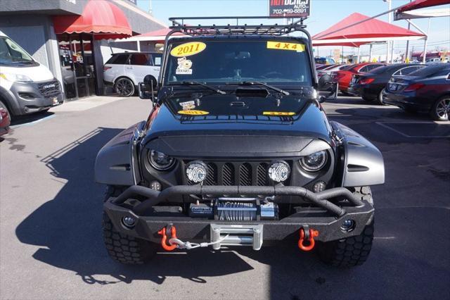 used 2011 Jeep Wrangler Unlimited car, priced at $13,998
