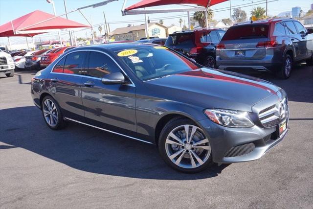 used 2015 Mercedes-Benz C-Class car, priced at $14,998