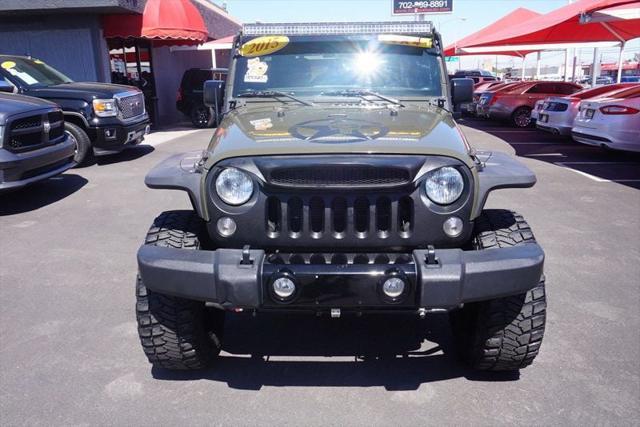 used 2015 Jeep Wrangler Unlimited car, priced at $24,998