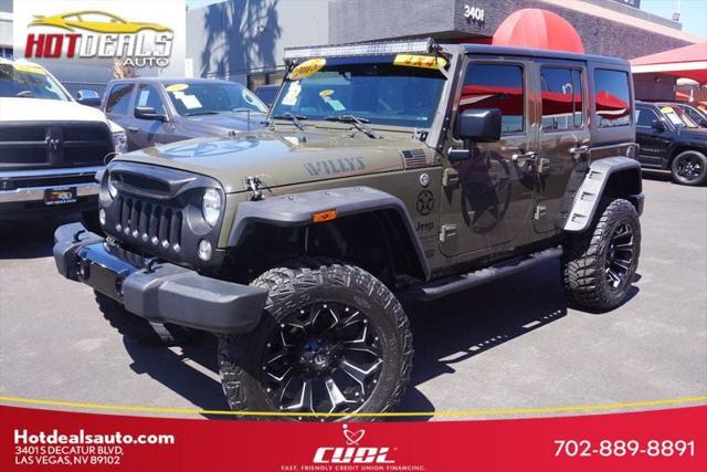 used 2015 Jeep Wrangler Unlimited car, priced at $24,998