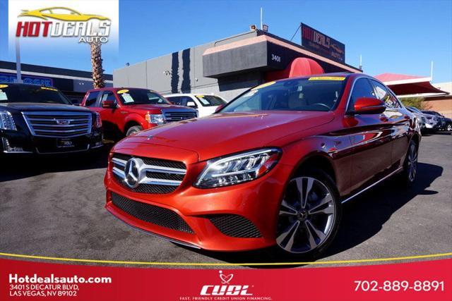 used 2021 Mercedes-Benz C-Class car, priced at $26,498