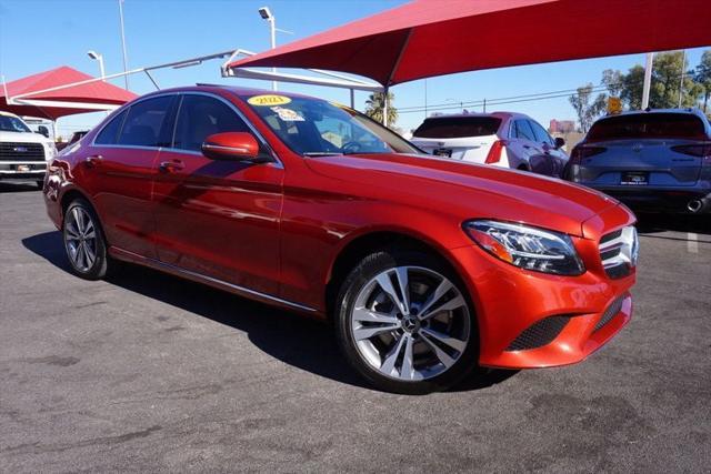 used 2021 Mercedes-Benz C-Class car, priced at $24,498