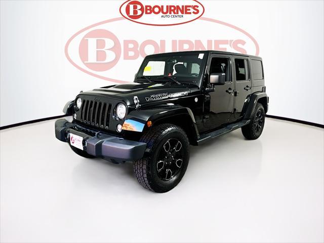 used 2017 Jeep Wrangler Unlimited car, priced at $21,490