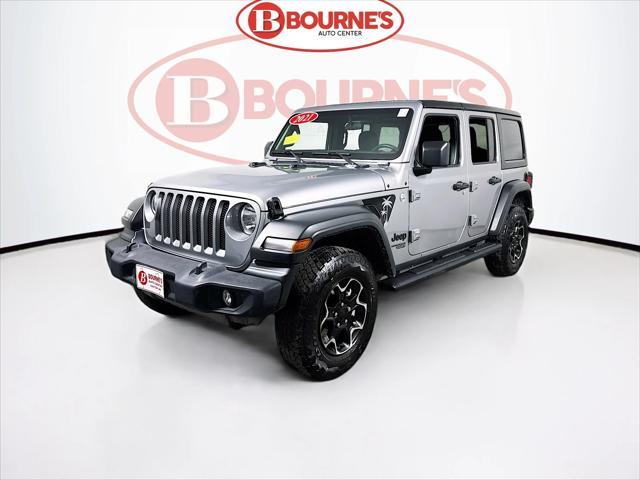 used 2021 Jeep Wrangler Unlimited car, priced at $29,390