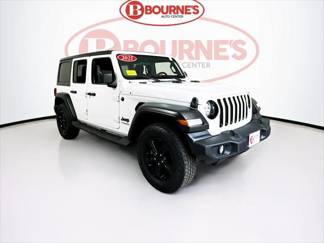 used 2021 Jeep Wrangler Unlimited car, priced at $32,590