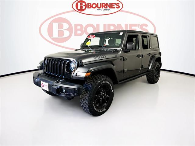 used 2021 Jeep Wrangler car, priced at $28,790