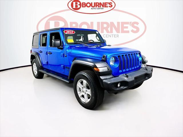 used 2021 Jeep Wrangler Unlimited car, priced at $27,590