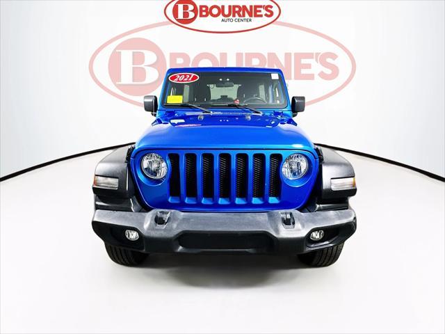 used 2021 Jeep Wrangler Unlimited car, priced at $27,590