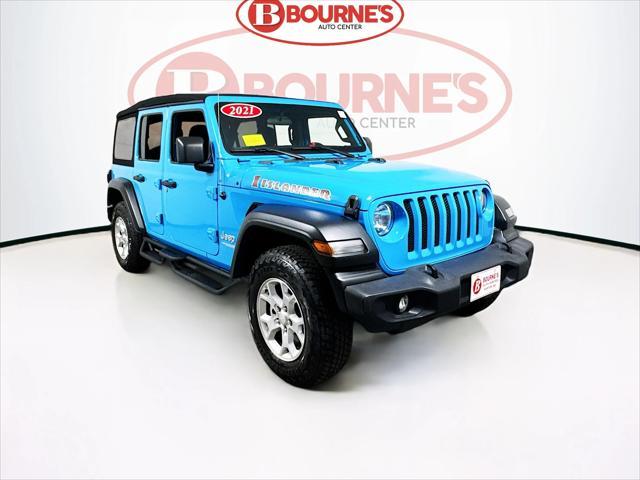 used 2021 Jeep Wrangler Unlimited car, priced at $27,990