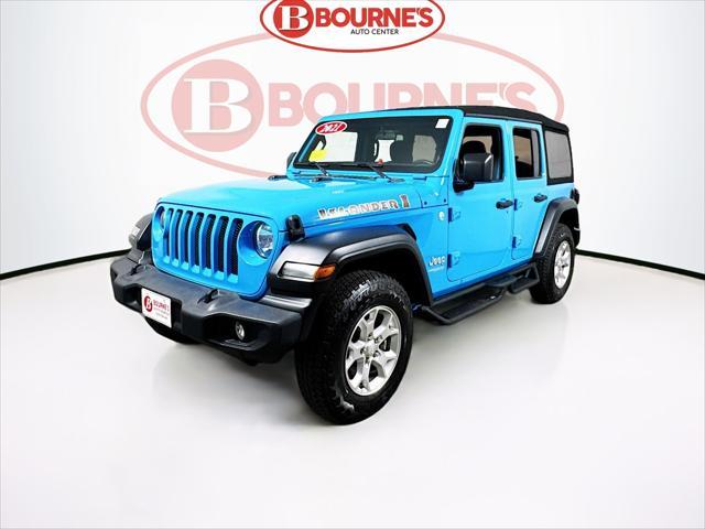 used 2021 Jeep Wrangler Unlimited car, priced at $27,990