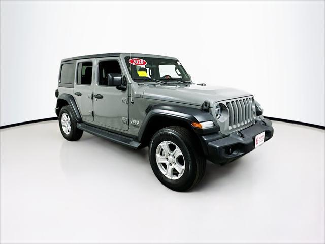 used 2020 Jeep Wrangler Unlimited car, priced at $30,590
