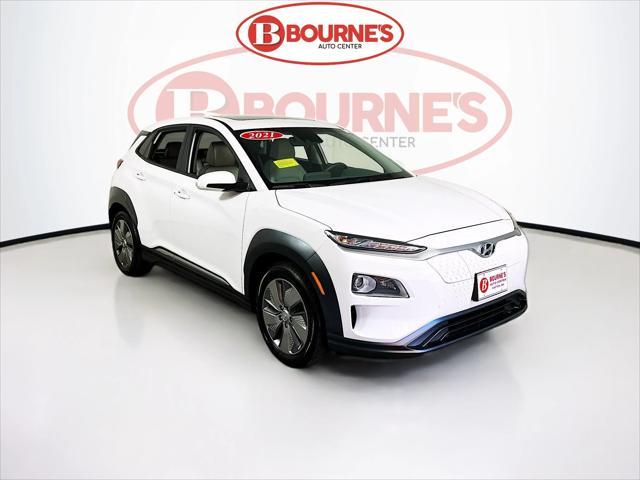 used 2021 Hyundai Kona EV car, priced at $20,990