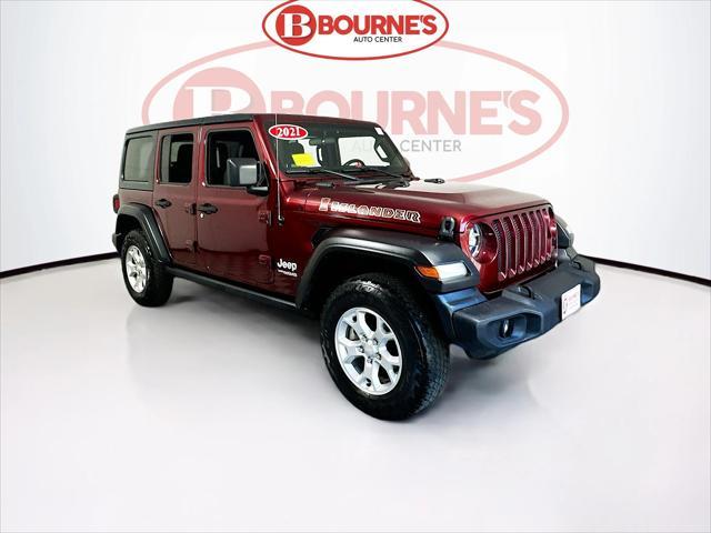 used 2021 Jeep Wrangler Unlimited car, priced at $32,590