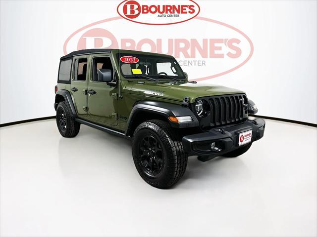 used 2021 Jeep Wrangler car, priced at $27,990