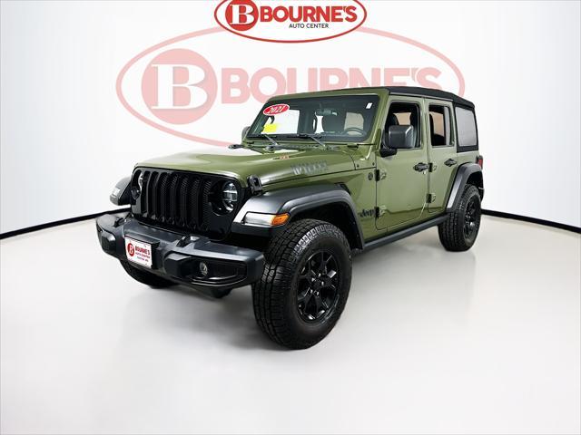 used 2021 Jeep Wrangler car, priced at $26,990