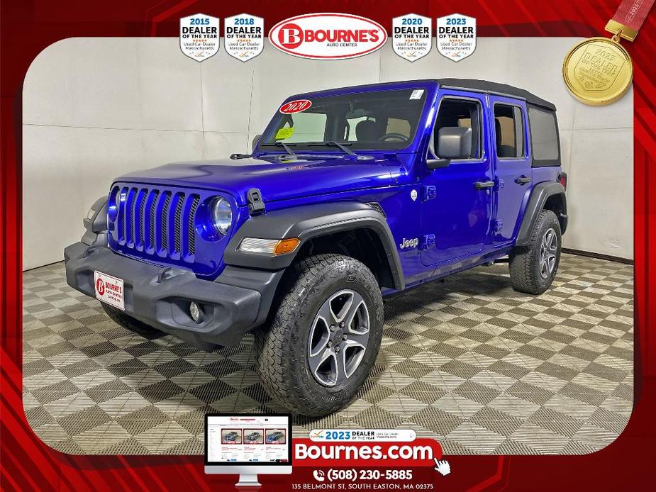 used 2020 Jeep Wrangler Unlimited car, priced at $28,190