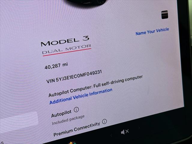 used 2021 Tesla Model 3 car, priced at $28,490