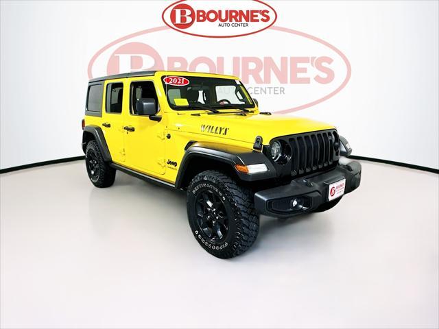 used 2021 Jeep Wrangler car, priced at $32,590
