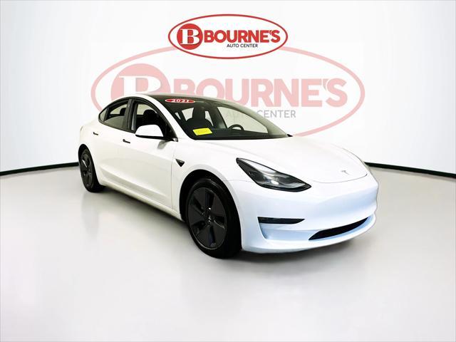 used 2021 Tesla Model 3 car, priced at $27,490