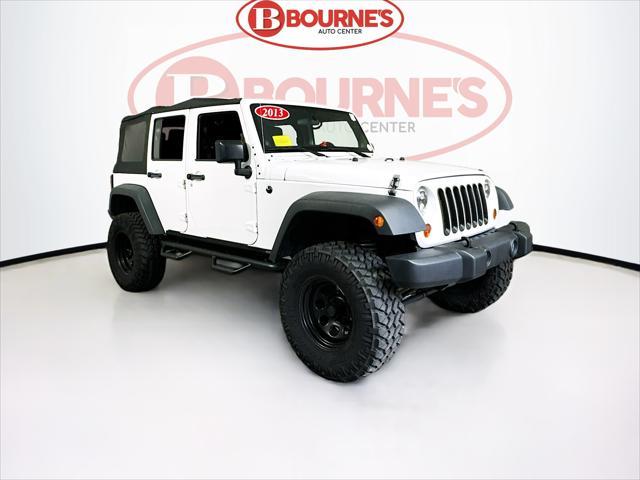 used 2013 Jeep Wrangler Unlimited car, priced at $21,490