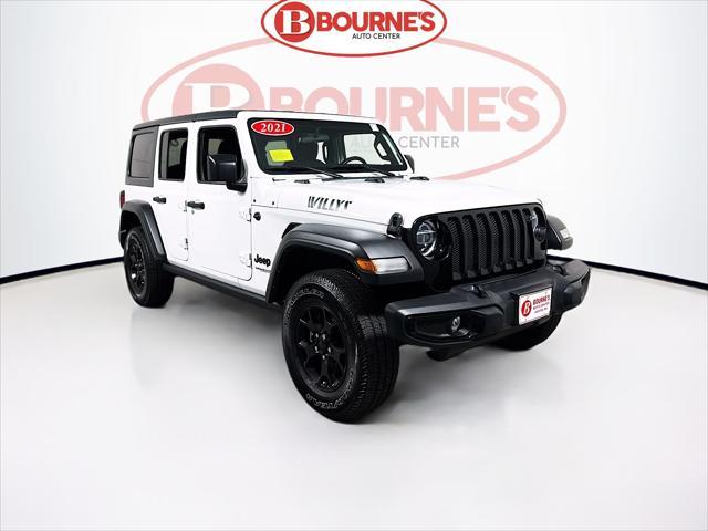 used 2021 Jeep Wrangler car, priced at $27,490