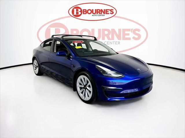 used 2021 Tesla Model 3 car, priced at $26,490