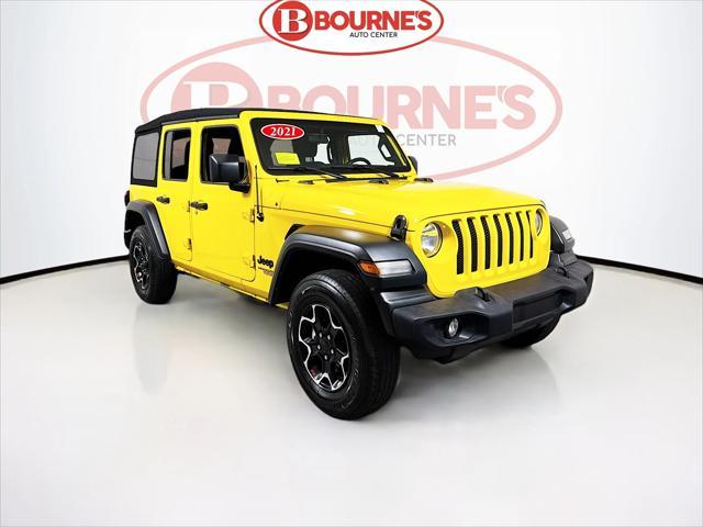 used 2021 Jeep Wrangler Unlimited car, priced at $28,690