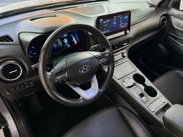 used 2021 Hyundai Kona EV car, priced at $19,490