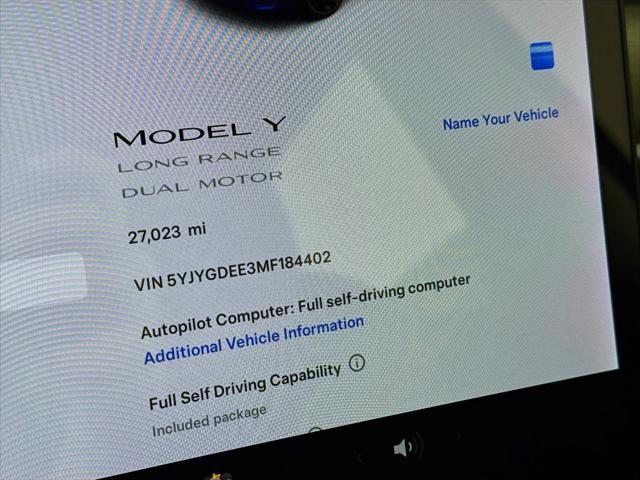 used 2021 Tesla Model Y car, priced at $29,690