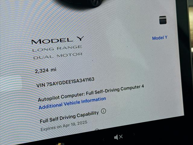 used 2025 Tesla Model Y car, priced at $42,490