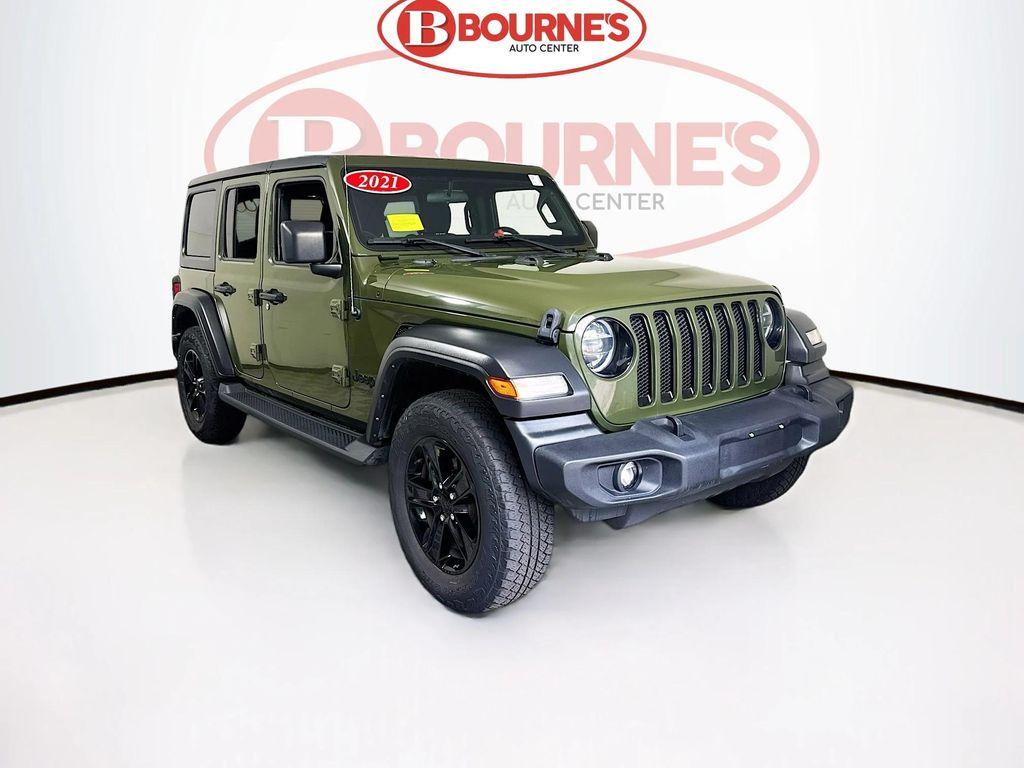 used 2021 Jeep Wrangler Unlimited car, priced at $31,290