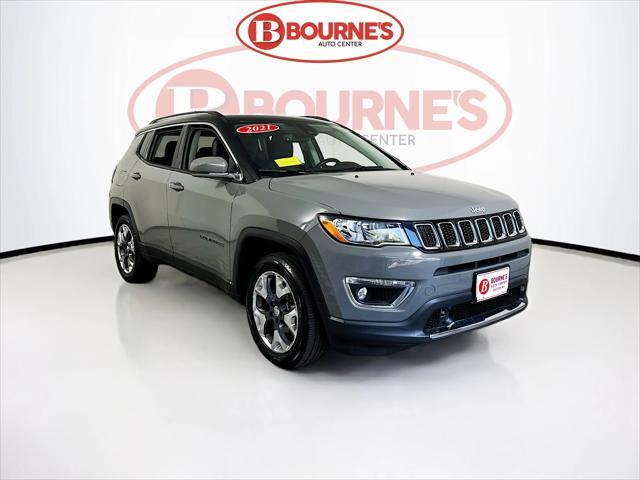 used 2021 Jeep Compass car, priced at $21,890