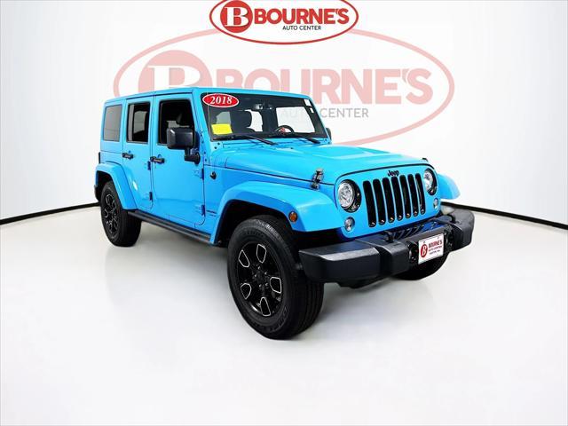 used 2018 Jeep Wrangler JK Unlimited car, priced at $23,990