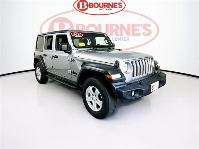 used 2021 Jeep Wrangler Unlimited car, priced at $30,890