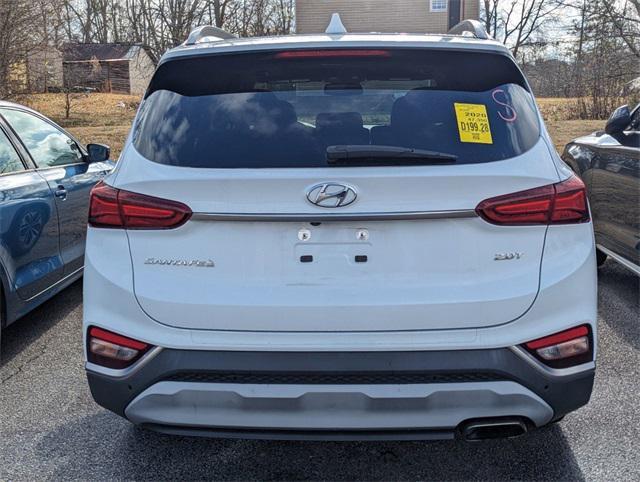 used 2020 Hyundai Santa Fe car, priced at $20,995